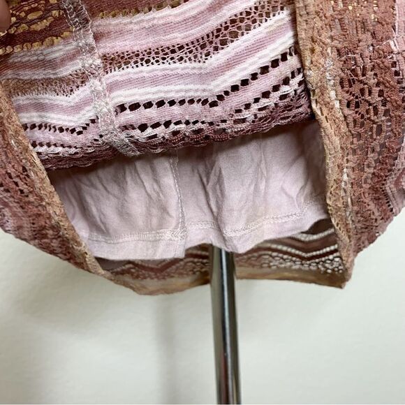 Free People Size 12 All You Ever Wanted Crochet Ombre Bodycon Dress - Picture 12 of 15